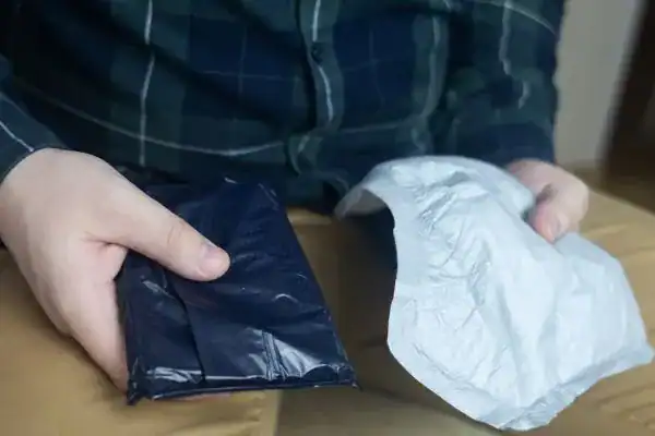 image of man holding stool incontinence Portsmouth products